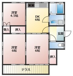 Ｎｏｒｔｈｒｉｄｇｅ直井の物件間取画像